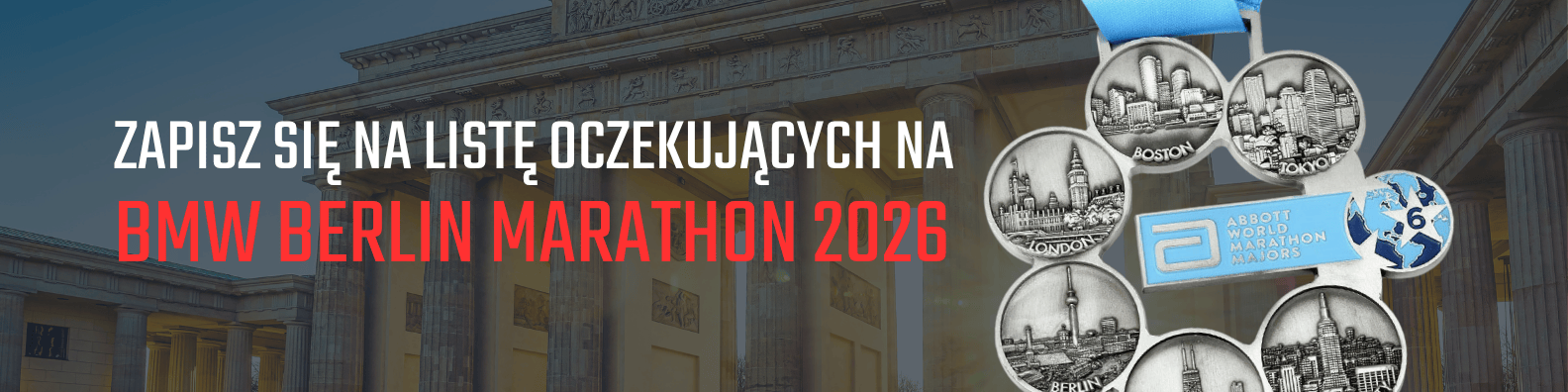 Berlin Marathon 2026 - zapisz się na listę oczekujących