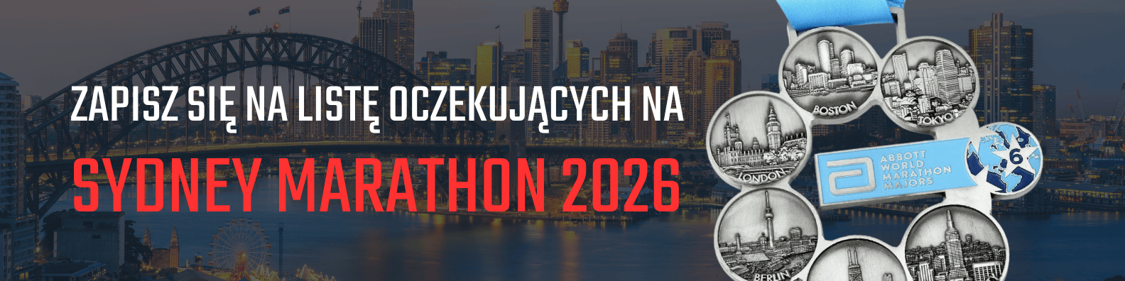 Zapisz się na listę oczekujących — Sydney Marathon 2026