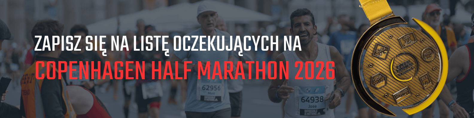 Zapisz się na listę oczekujących — Copenhagen Half Marathon 2026