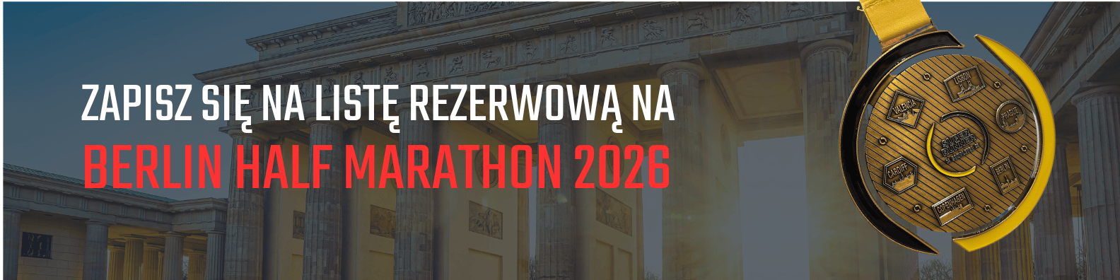 Berlin Half Marathon 2026 - zapisz się na listę oczekujących