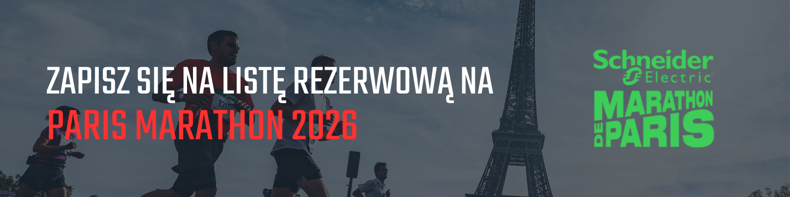 Paris Marathon 2026 - zapisz się na listę oczekujących