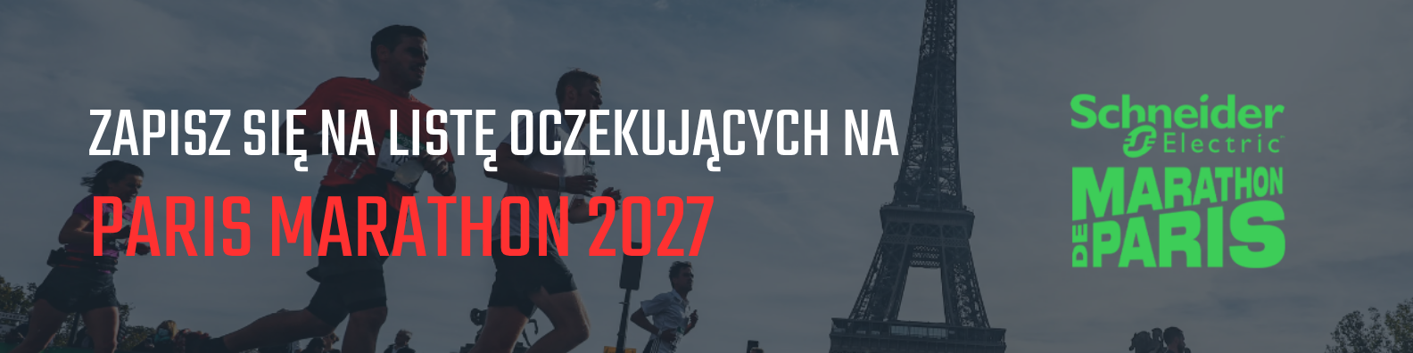 Paris Marathon - zapisz się na listę oczekujących