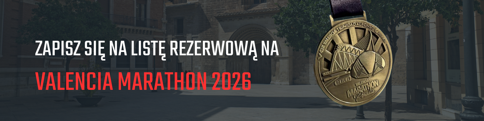 Valencia Marathon - zapisz się na listę rezerwową