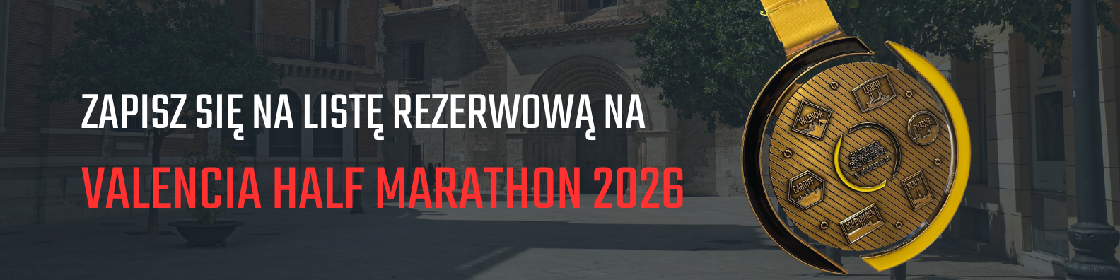Valencia Half Marathon - zapisz się na listę rezerwową