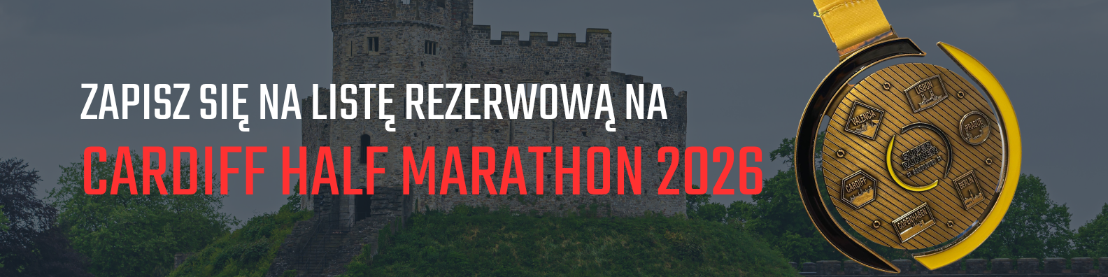 Cardiff Half Marathon - zapisz się na listę rezerwową